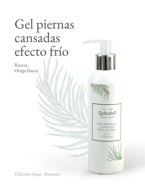 Gel piernas cansadas efecto frio quitubell